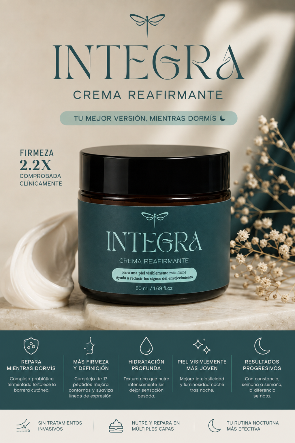 Crema Lifting 3D | Crema reafirmante facial